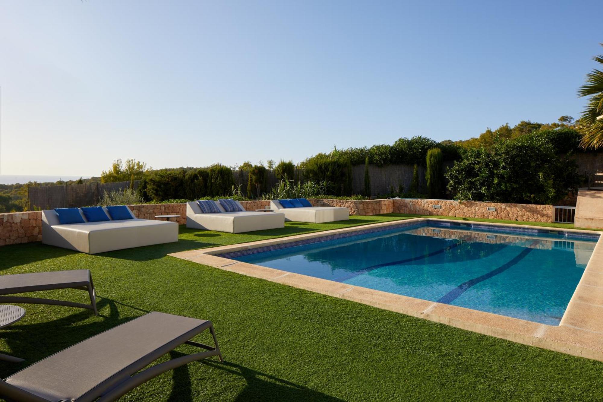 Villa Can Joan I - Fantastic Sunset Views And Family Friendly - San Antonio  Kültér fotó