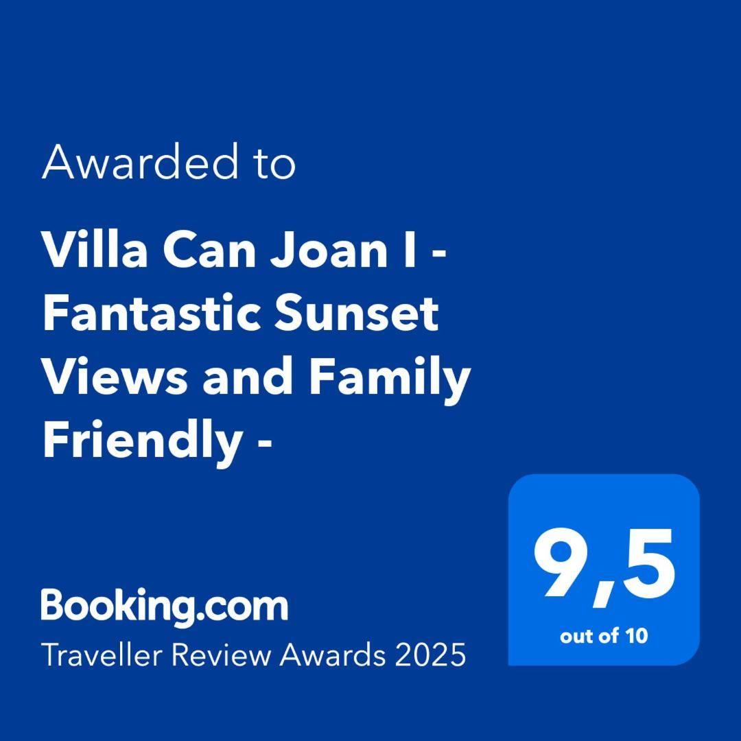 Villa Can Joan I - Fantastic Sunset Views And Family Friendly - San Antonio  Kültér fotó